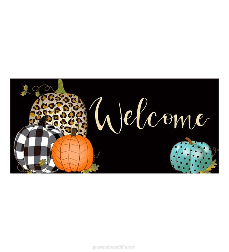 Plow & Hearth tapis et nattes tapis interrupteur sassafras citrouilles à imprimé impertinent 0BNZ1570