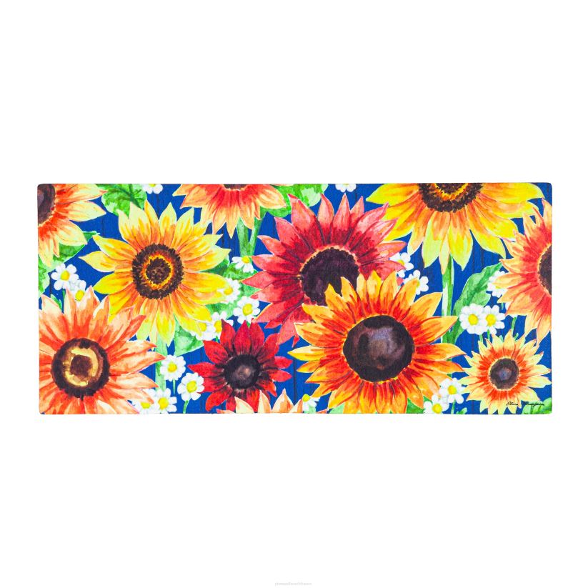 Plow & Hearth tapis et nattes tapis interrupteur sassafras tournesols d'automne multicolores 0BNZ1957