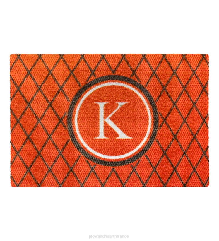 Plow & Hearth tapis et nattes paillasson monogram argyle aspect sisal - bleu 0BNZ1899