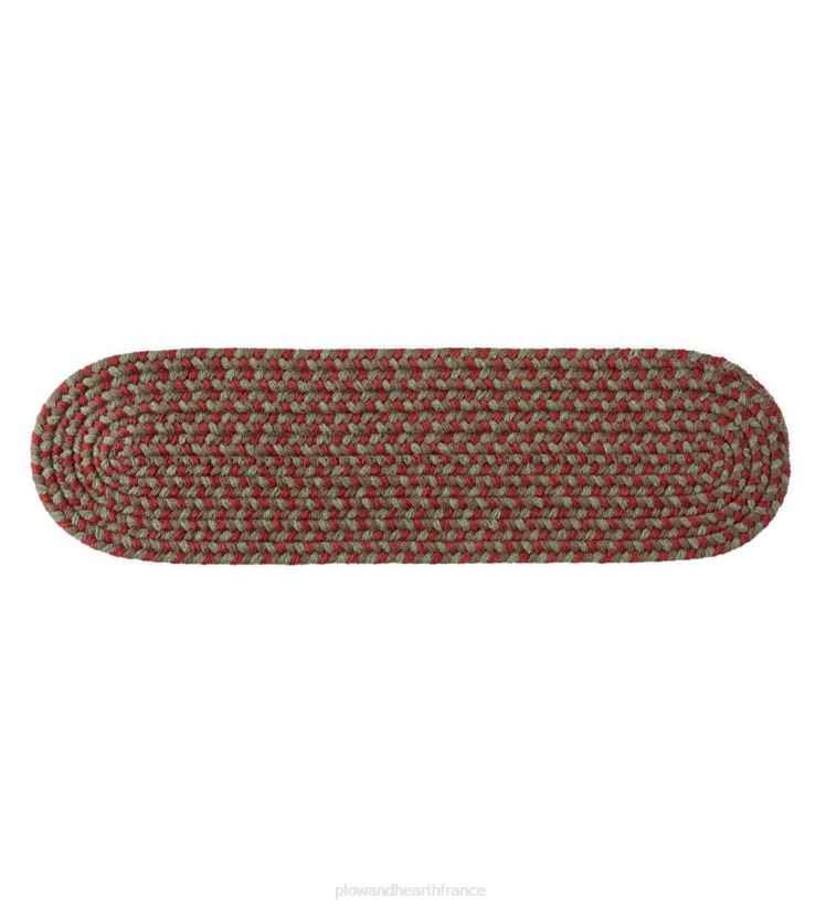 Plow & Hearth tapis et nattes Tapis d'escalier de Virginie tressé en laine fabriquée aux États-Unis, 8