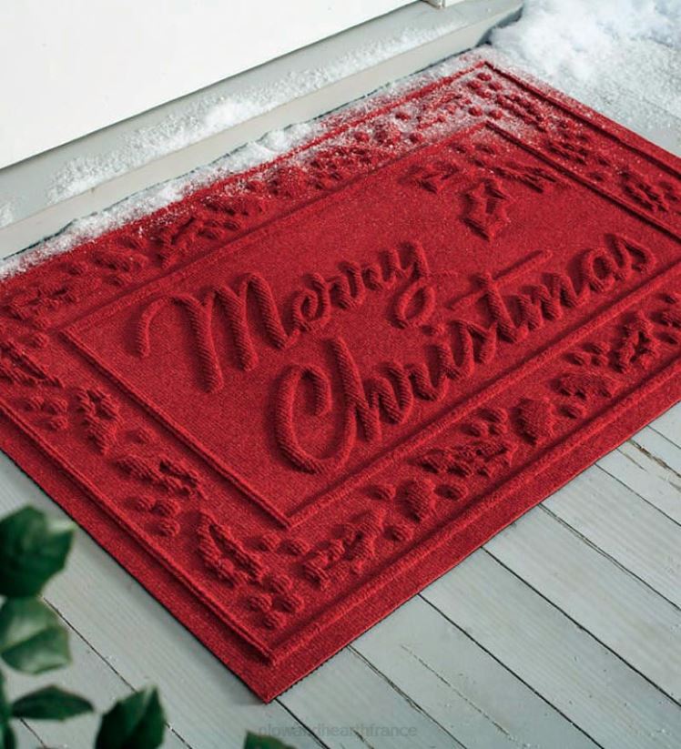 Plow & Hearth tapis et nattes Paillasson joyeux Noël Waterhog, 20