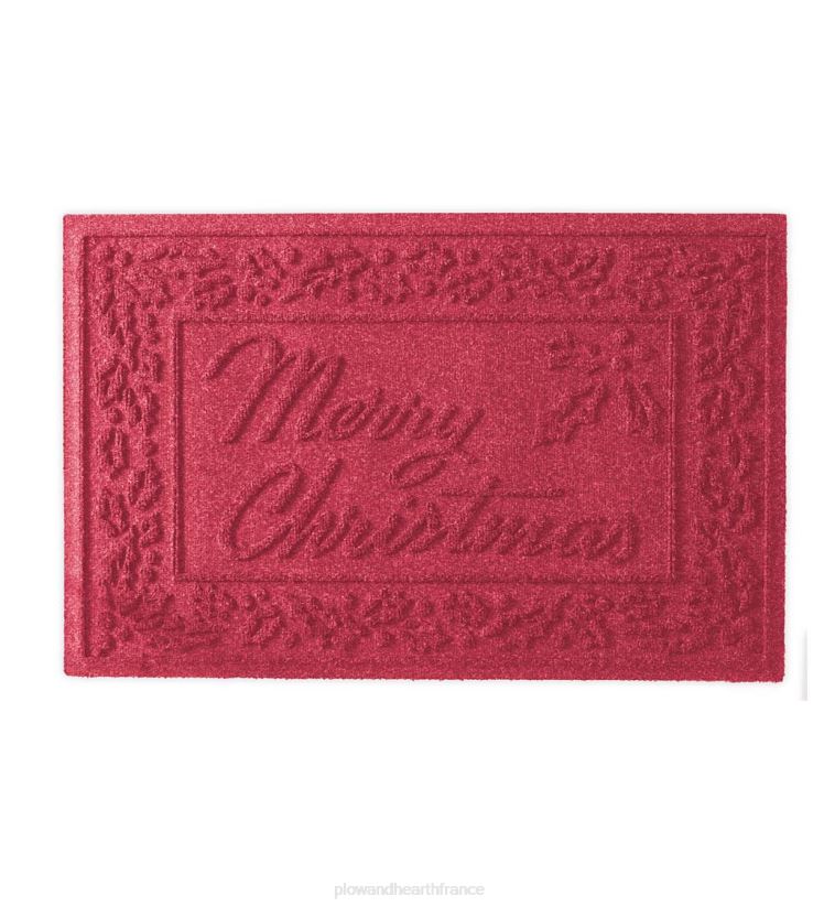 Plow & Hearth tapis et nattes Paillasson joyeux Noël Waterhog, 20