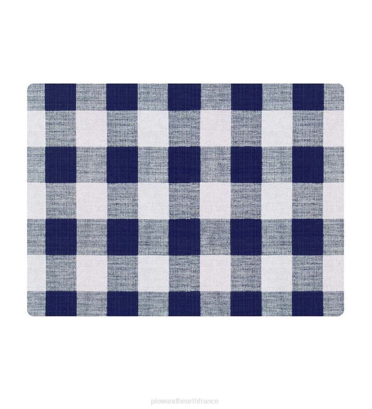 Plow & Hearth tapis et nattes Tapis de chaise à carreaux Buffalo - marron 0BNZ1924