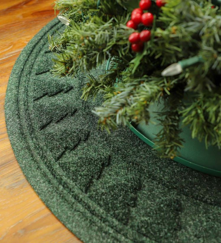 Plow & Hearth tapis et nattes Tapis de sapin de Noël anti-éclaboussures Waterhog - vert 0BNZ1922