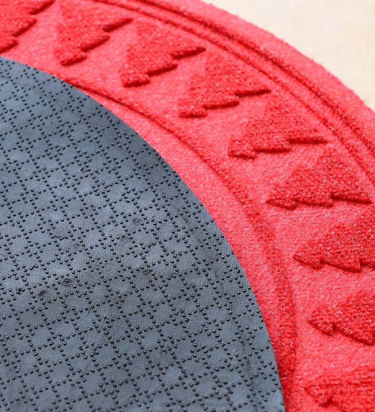 Plow & Hearth tapis et nattes Tapis de sapin de Noël anti-éclaboussures Waterhog - vert 0BNZ1922