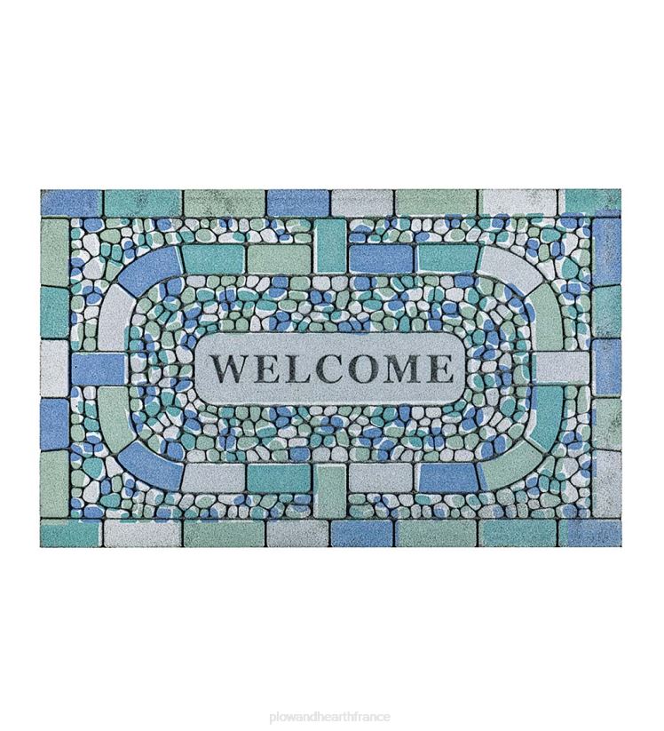 Plow & Hearth tapis et nattes tapis de sol floqué en verre de mer 0BNZ1928