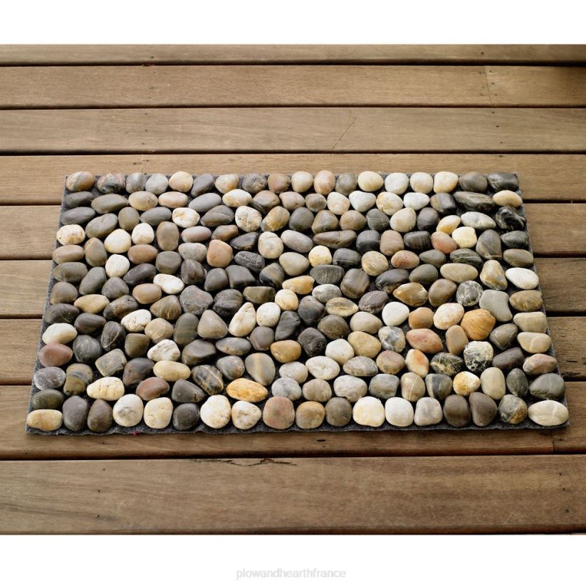 Plow & Hearth tapis et nattes tapis de sol river rock - blanc 0BNZ1923