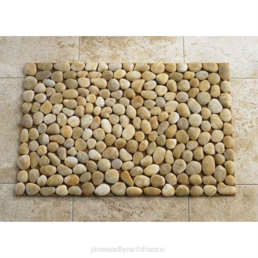 Plow & Hearth tapis et nattes tapis de sol river rock - blanc 0BNZ1923