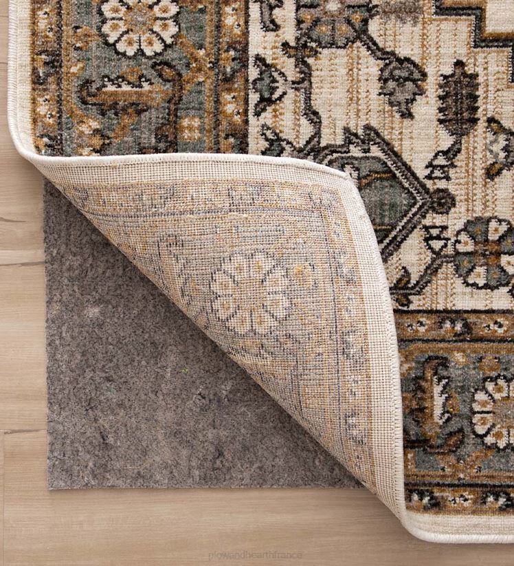 Plow & Hearth tapis et nattes sous-tapis toutes surfaces en fibres synthétiques recyclées à l'épreuve des animaux 0BNZ2322