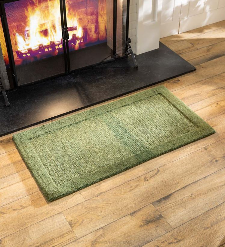 Plow & Hearth tapis et nattes tapis en laine à bandes madrid 0BNZ2317