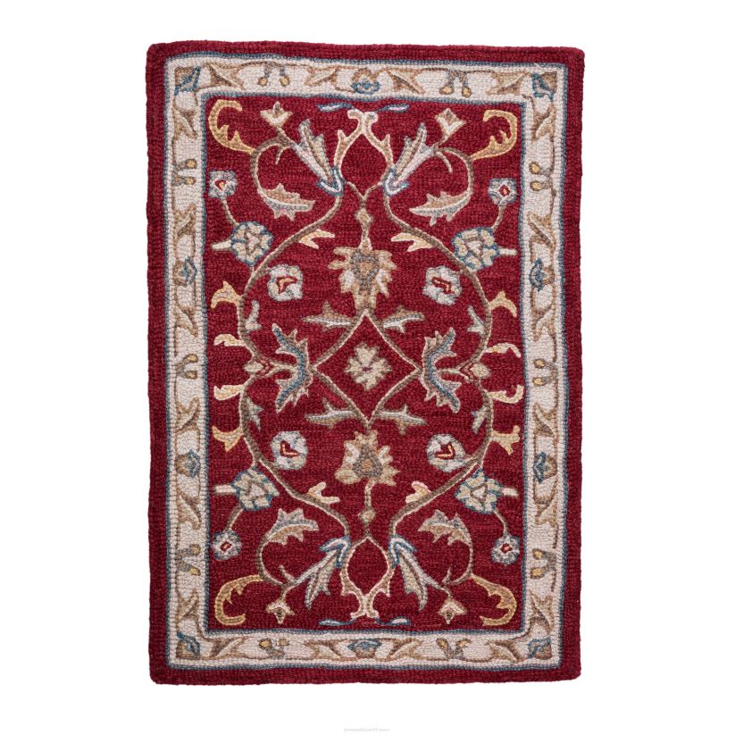 Plow & Hearth tapis et nattes tapis en laine mclean, coureur 2'3"x 8' - merlot 0BNZ3131