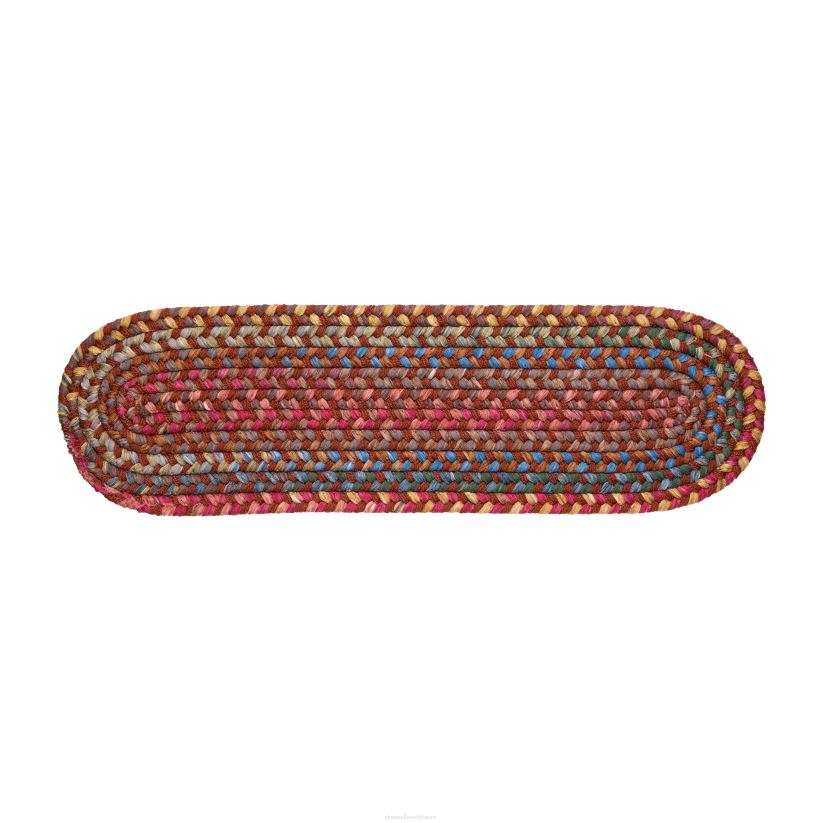 Plow & Hearth tapis et nattes Tapis d'escalier tressé en polypropylène intérieur/extérieur Afton Mountain - jaspe 0BNZ1912