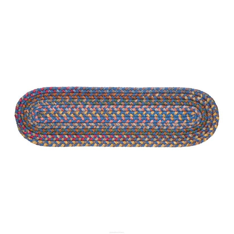 Plow & Hearth tapis et nattes Tapis d'escalier tressé en polypropylène intérieur/extérieur Afton Mountain - jaspe 0BNZ1912