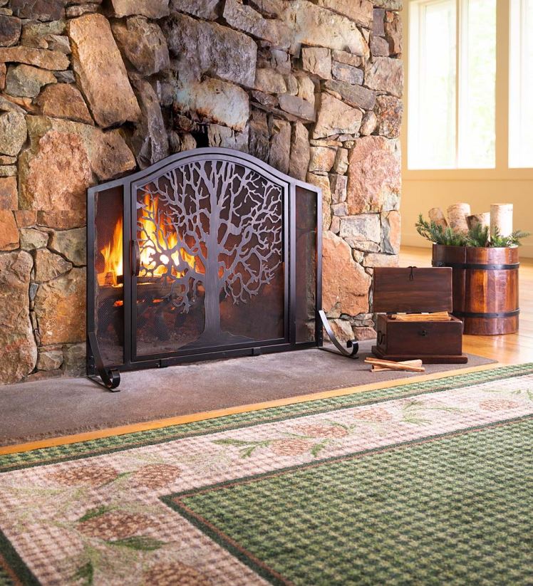 Plow & Hearth tapis et nattes Tapis Endurastran à carreaux en pin Sweetwater 0BNZ1767