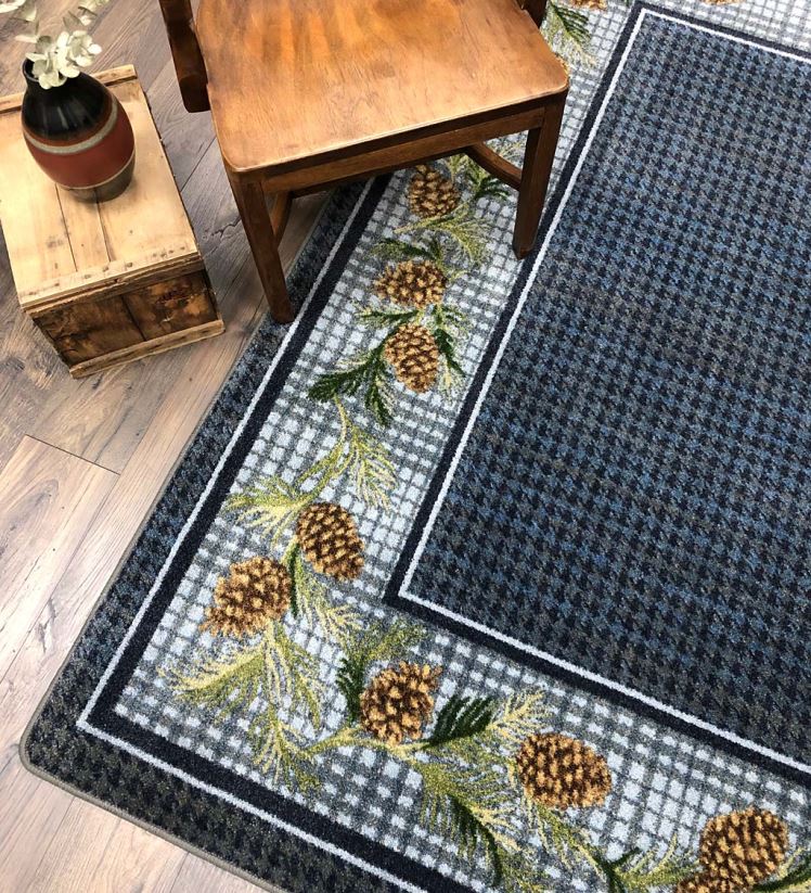 Plow & Hearth tapis et nattes Tapis Endurastran à carreaux en pin Sweetwater 0BNZ1767