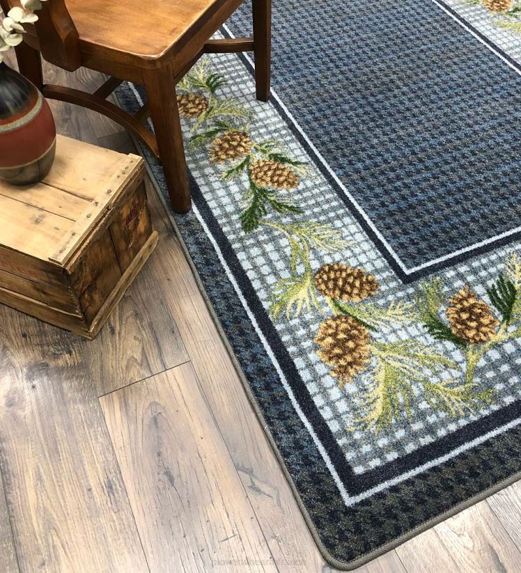 Plow & Hearth tapis et nattes Tapis Endurastran à carreaux en pin Sweetwater 0BNZ1767