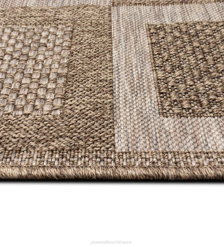 Plow & Hearth tapis et nattes Tapis carré beachcomber intérieur/extérieur 0BNZ1808