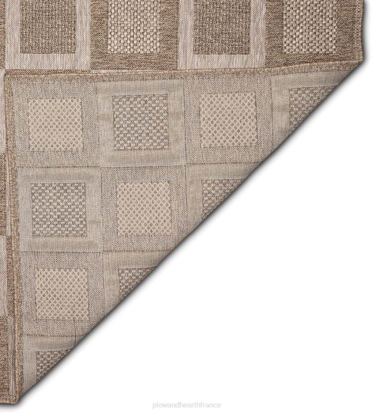 Plow & Hearth tapis et nattes Tapis carré beachcomber intérieur/extérieur 0BNZ1808