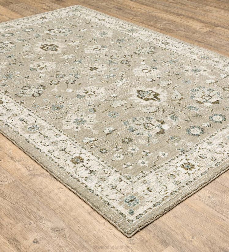 Plow & Hearth tapis et nattes Tapis de bordure d'intérieur en mélange synthétique Ashland Daybreak 0BNZ1859