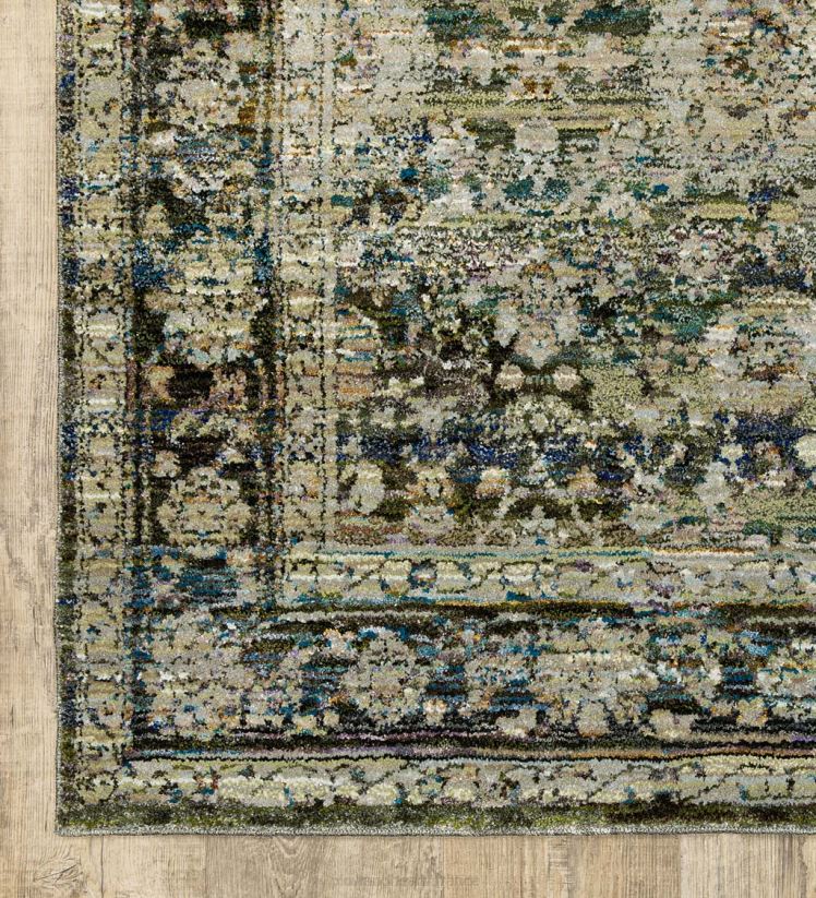 Plow & Hearth tapis et nattes Tapis de bordure d'intérieur en mélange synthétique Ashland Evening 0BNZ1857