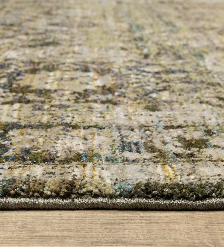 Plow & Hearth tapis et nattes Tapis de bordure d'intérieur en mélange synthétique Ashland Evening 0BNZ1857