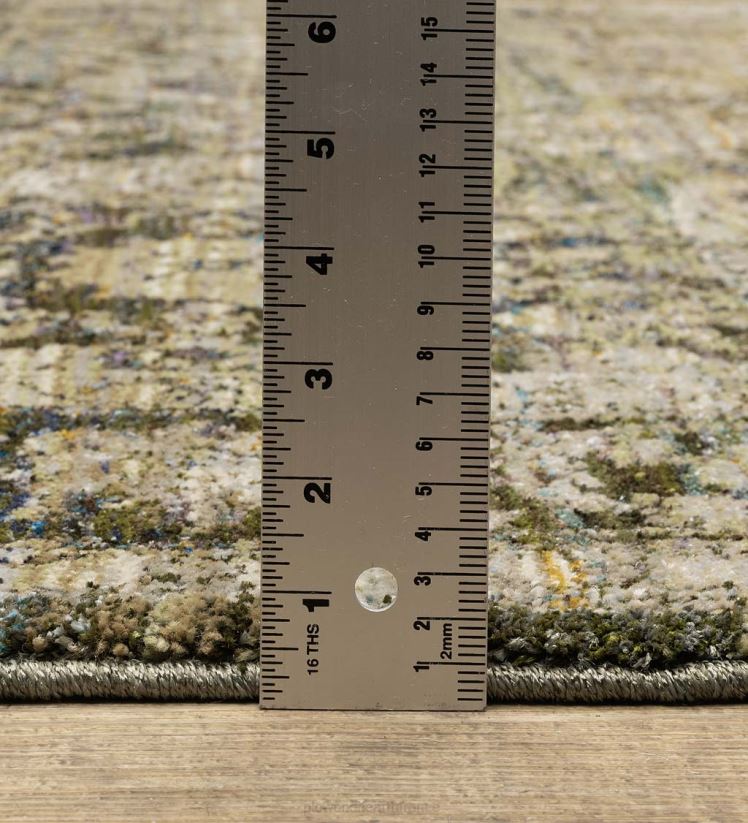 Plow & Hearth tapis et nattes Tapis de bordure d'intérieur en mélange synthétique Ashland Evening 0BNZ1857