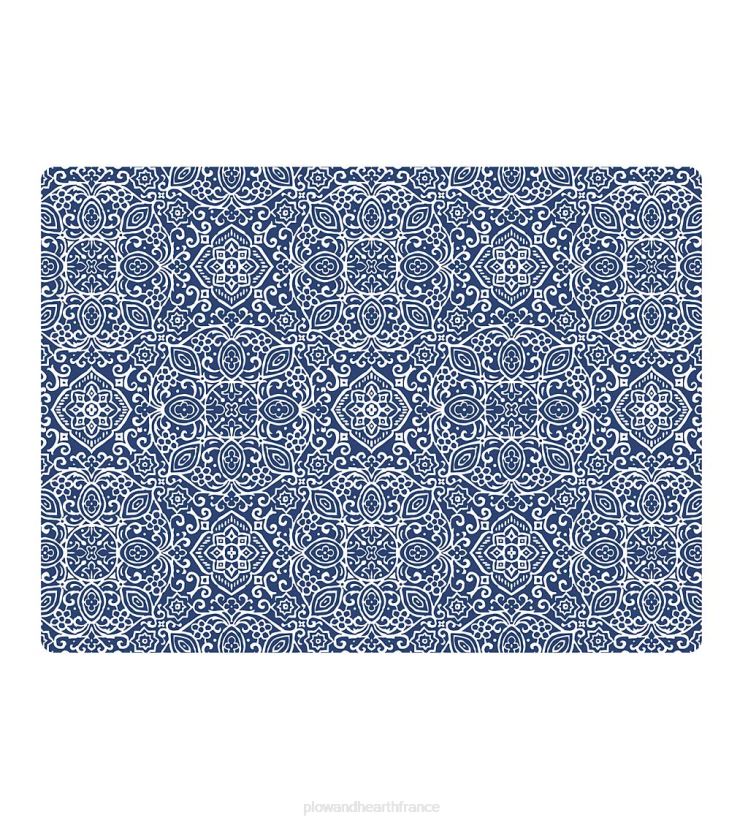Plow & Hearth tapis et nattes Tapis de chaise de bureau arabesque - gris 0BNZ1781