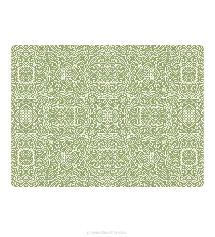 Plow & Hearth tapis et nattes Tapis de chaise de bureau arabesque - gris 0BNZ1781