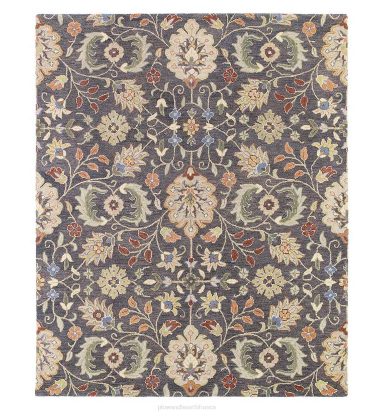 Plow & Hearth tapis et nattes Tapis en laine à fleurs sauvages des prés 0BNZ1796