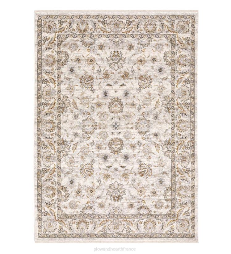 Plow & Hearth tapis et nattes Tapis en polyester à bordure Wakefield 0BNZ1858