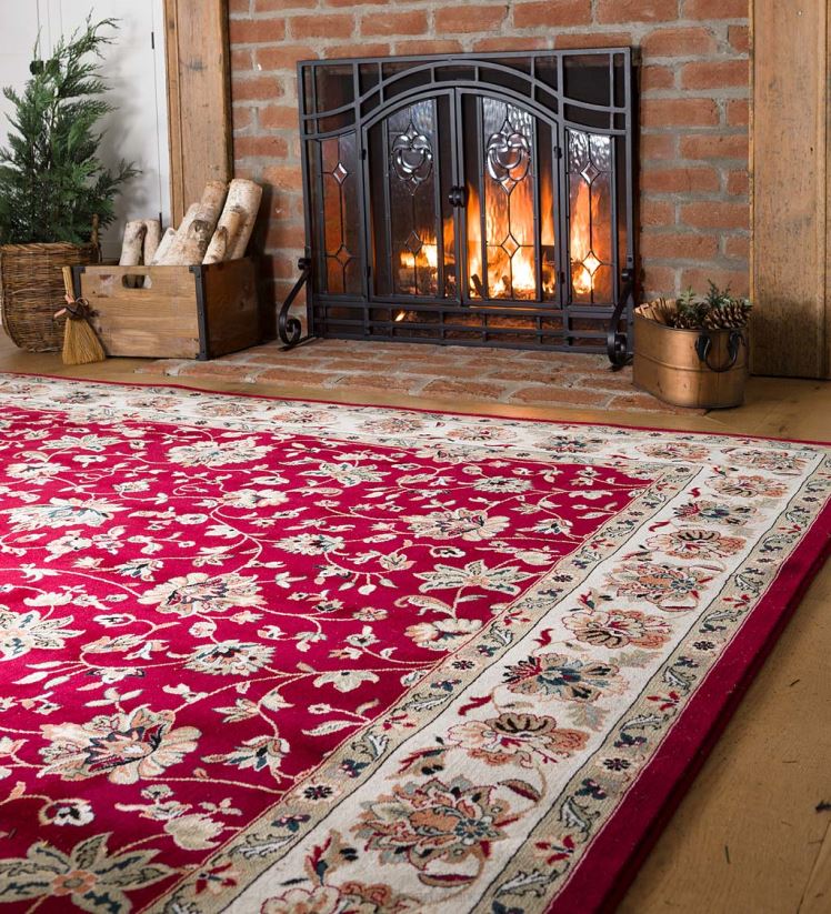Plow & Hearth tapis et nattes Tapis en polypropylène à bordure Sheridan 0BNZ1829