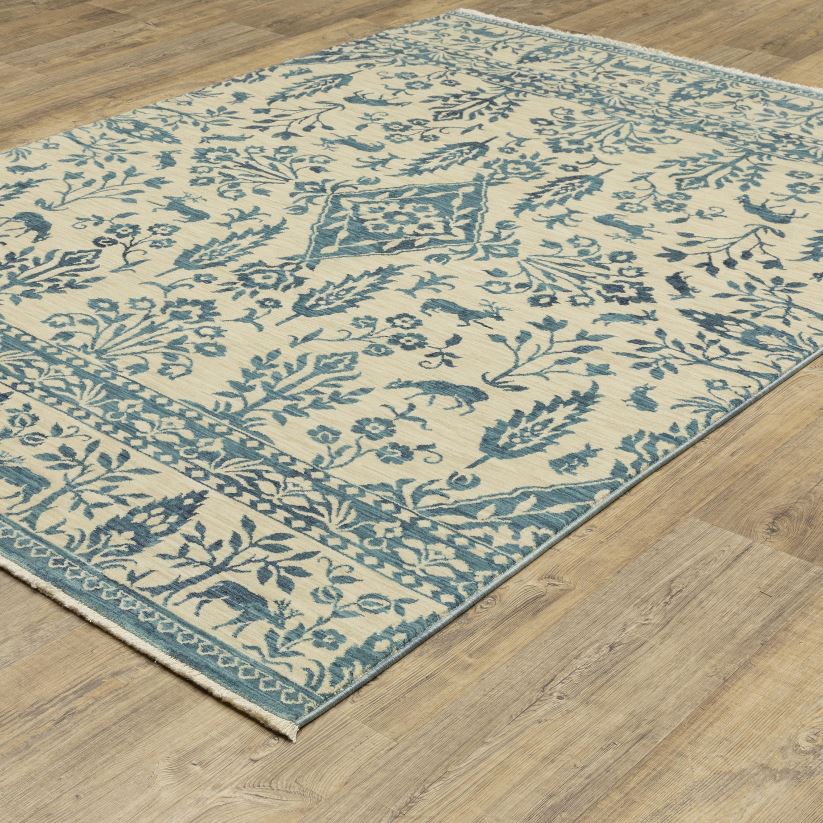 Plow & Hearth tapis et nattes Tapis en polypropylène en porcelaine Clover Hill 0BNZ1855
