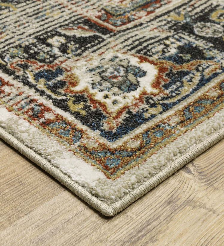 Plow & Hearth tapis et nattes Tapis en polypropylène médaillon Heartland 0BNZ1873