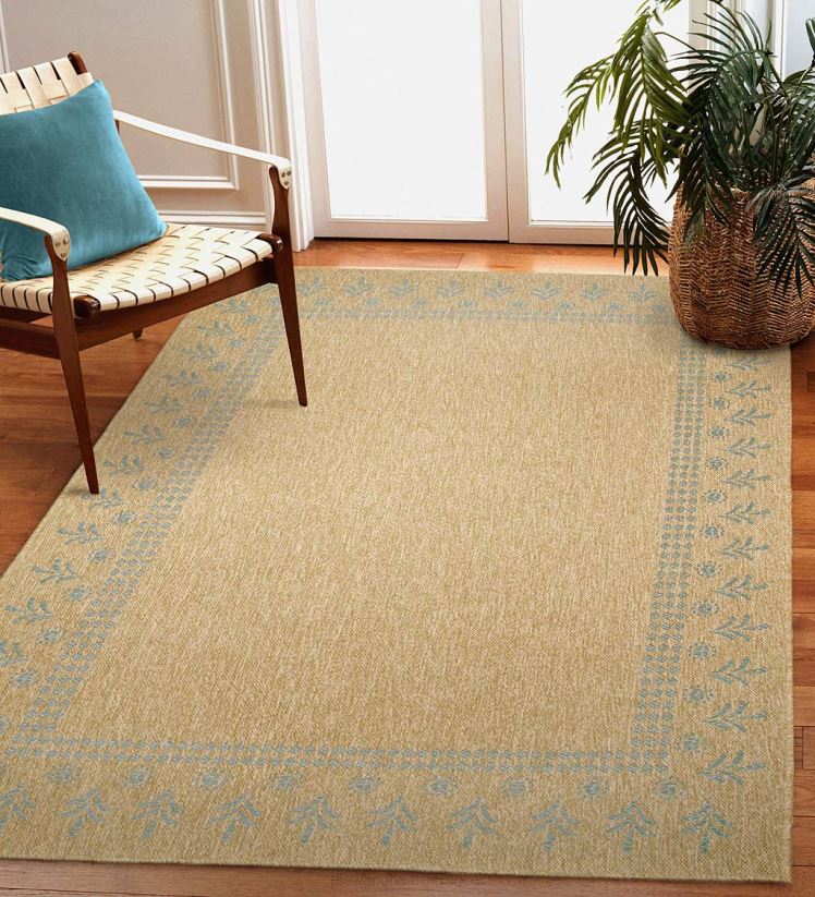Plow & Hearth tapis et nattes Tapis imprimé bloc Toulouse intérieur/extérieur 0BNZ1798