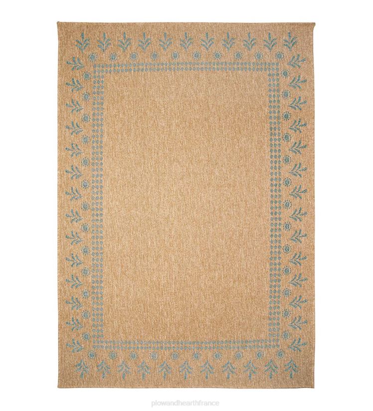 Plow & Hearth tapis et nattes Tapis imprimé bloc Toulouse intérieur/extérieur 0BNZ1798