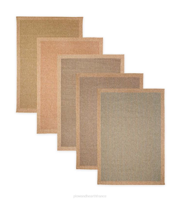 Plow & Hearth tapis et nattes Tapis imprimé à bordure toulouse intérieur/extérieur 0BNZ1799