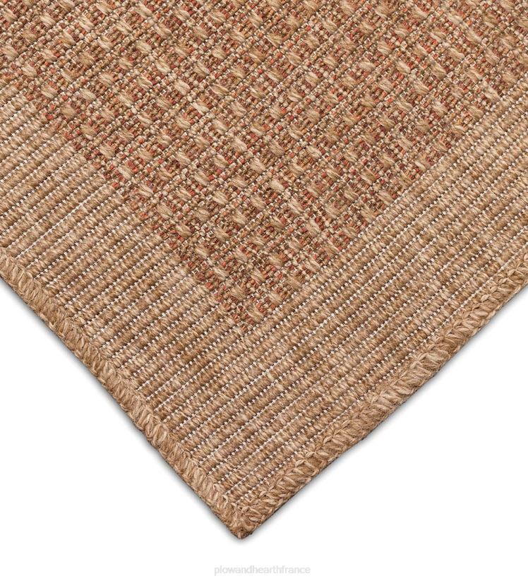 Plow & Hearth tapis et nattes Tapis imprimé à bordure toulouse intérieur/extérieur 0BNZ1799