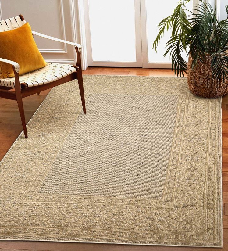 Plow & Hearth tapis et nattes Tapis intérieur/extérieur avec bordure de faucon minou 0BNZ1804