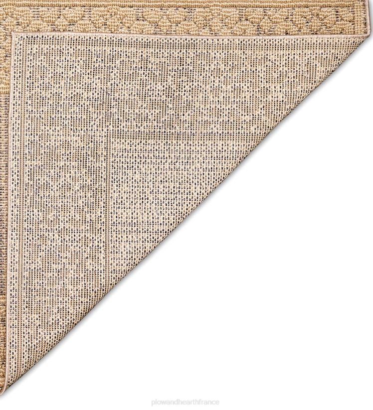 Plow & Hearth tapis et nattes Tapis intérieur/extérieur avec bordure de faucon minou 0BNZ1804
