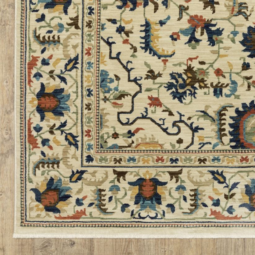 Plow & Hearth tapis et nattes Tapis intérieur/extérieur en polypropylène avec bordure Clover Hill 0BNZ1846