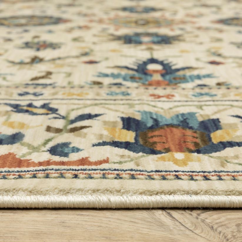 Plow & Hearth tapis et nattes Tapis intérieur/extérieur en polypropylène avec bordure Clover Hill 0BNZ1846