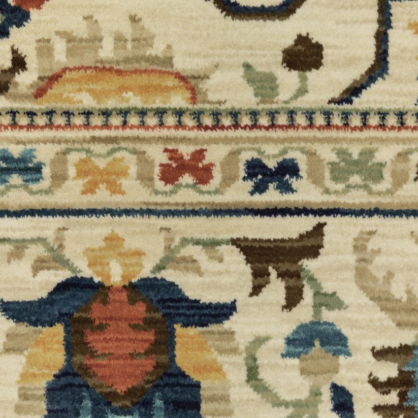 Plow & Hearth tapis et nattes Tapis intérieur/extérieur en polypropylène avec bordure Clover Hill 0BNZ1846