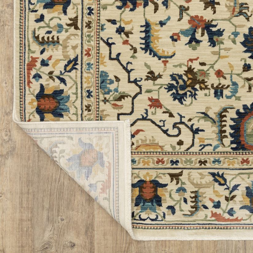 Plow & Hearth tapis et nattes Tapis intérieur/extérieur en polypropylène avec bordure Clover Hill 0BNZ1846