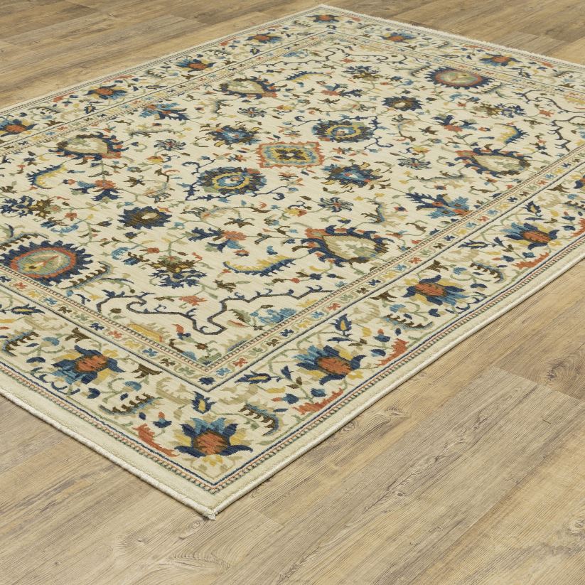 Plow & Hearth tapis et nattes Tapis intérieur/extérieur en polypropylène avec bordure Clover Hill 0BNZ1846