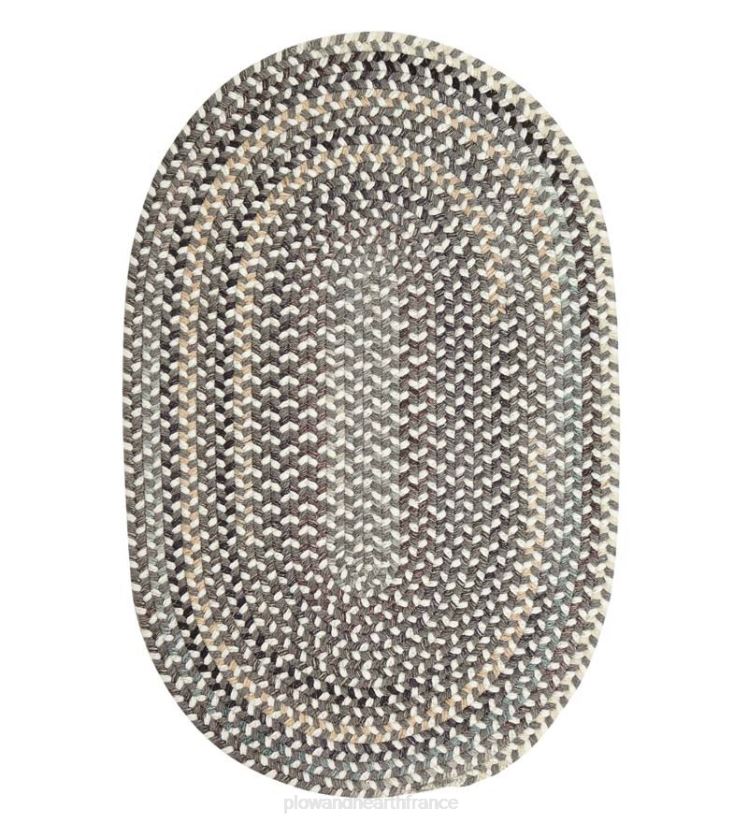 Plow & Hearth tapis et nattes Tapis ovale en laine mélangée tressée Bear Creek 0BNZ1771