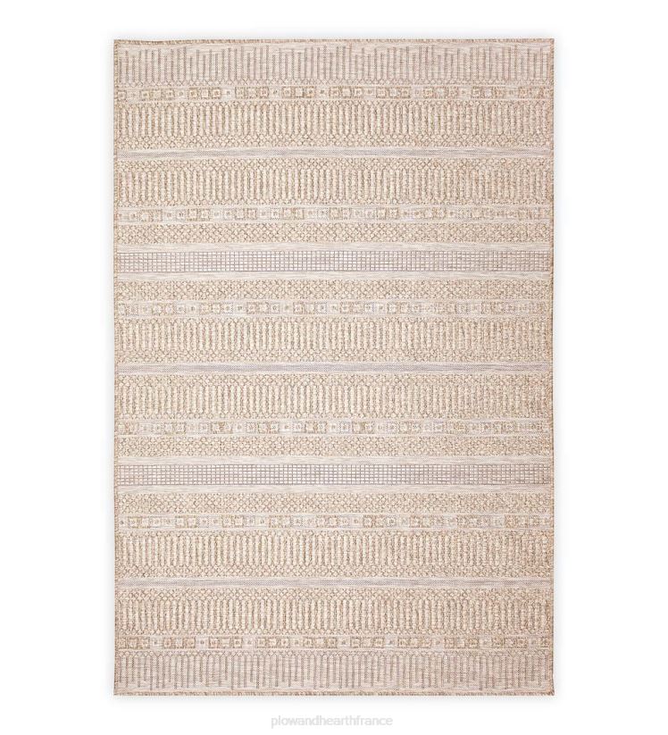 Plow & Hearth tapis et nattes Tapis rayé beachcomber intérieur/extérieur 0BNZ1801