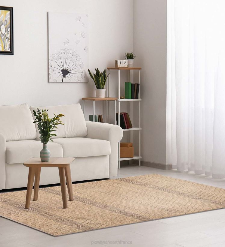 Plow & Hearth tapis et nattes Tapis rayé intérieur/extérieur kitty hawk 0BNZ1805