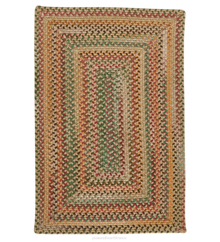 Plow & Hearth tapis et nattes Tapis rectangulaire en laine mélangée tressée Bear Creek 0BNZ1777