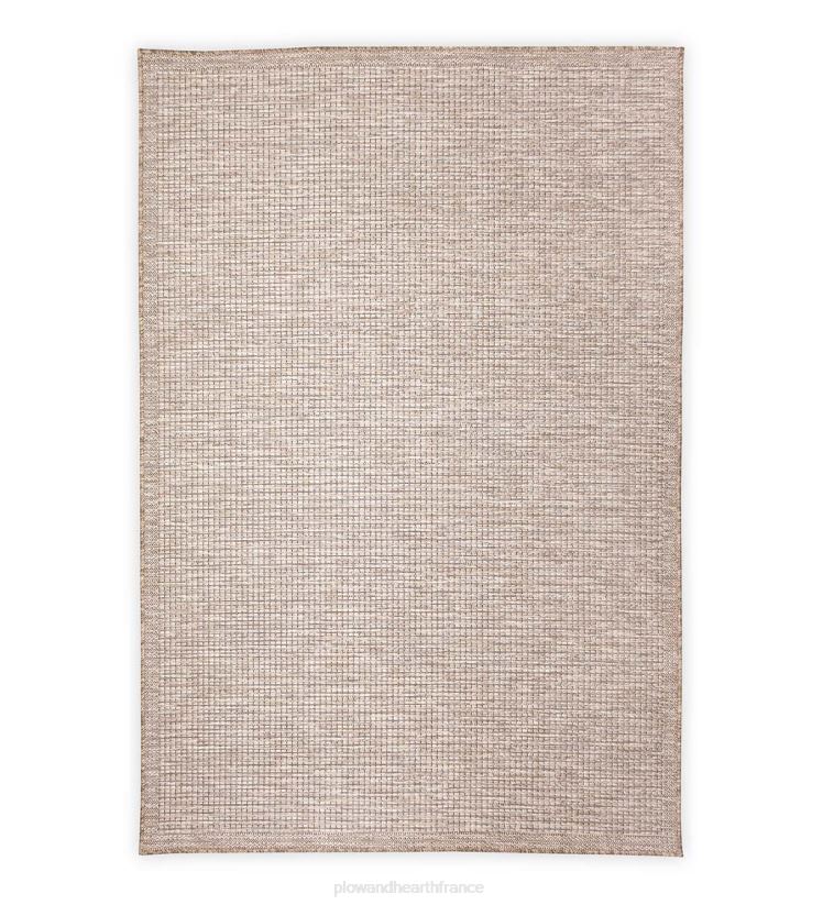 Plow & Hearth tapis et nattes Tapis salon avec texture beachcomber intérieur/extérieur 0BNZ1787