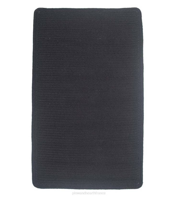 Plow & Hearth tapis et nattes Tapis tressés en laine rectangulaire à crête bleue 0BNZ1765